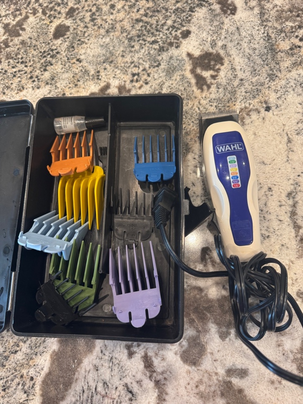 Wahl Hair Clippers grooming with attachments